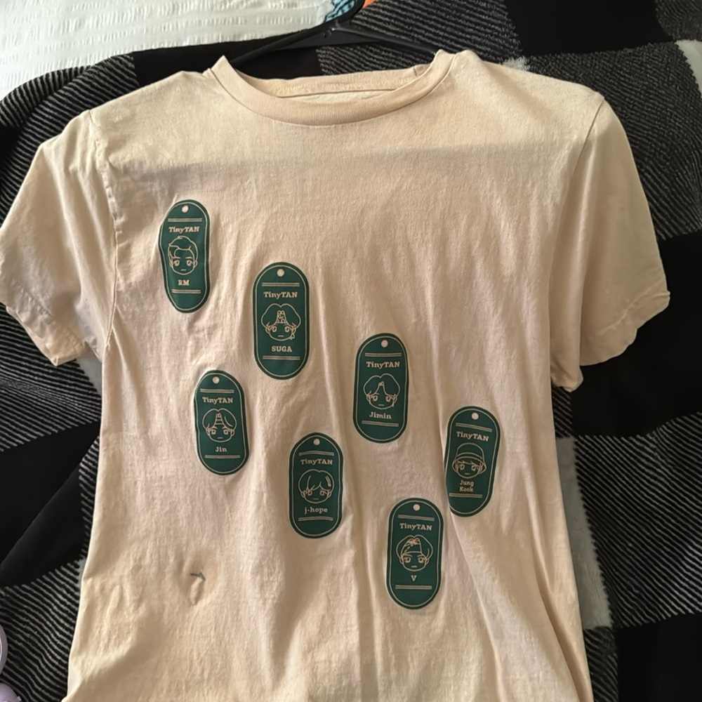 BTS Tiny Tan Cream Shirt